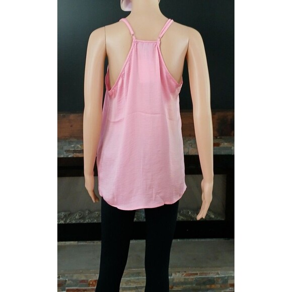 Cotton Bleu Women's Large Pink Silky Tank Top Adjustable Straps - Picture 6 of 10